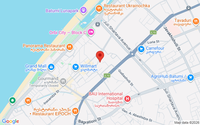 Карта расположения