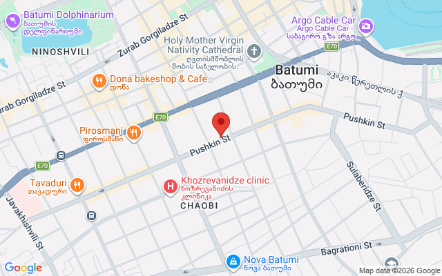 Карта расположения