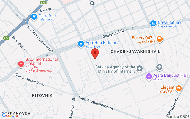 Карта расположения
