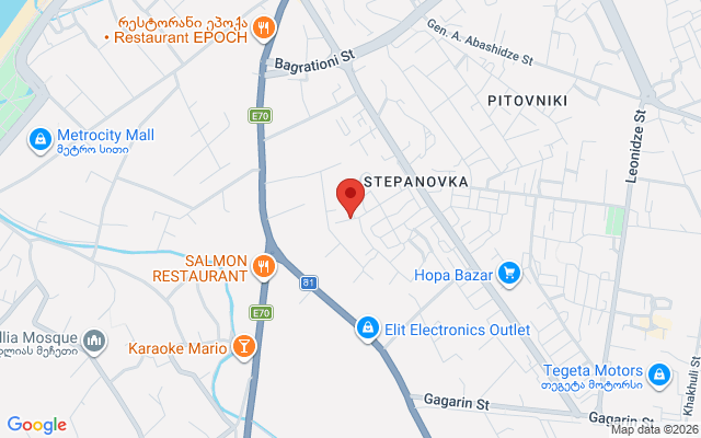 Карта расположения