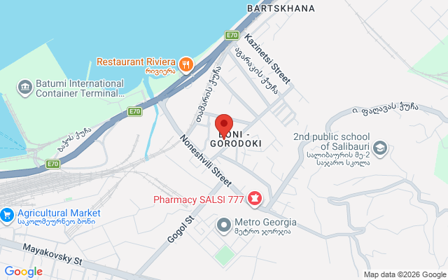 Карта расположения