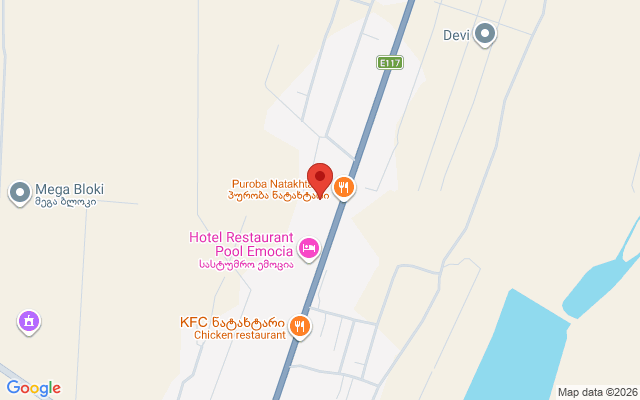 Карта расположения