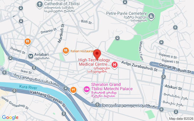Карта расположения
