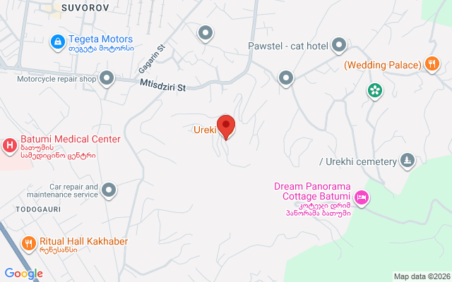 Карта расположения