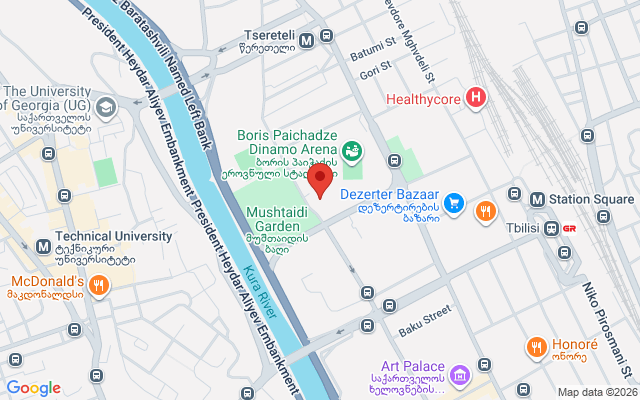 Карта расположения