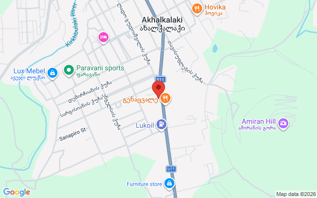 Карта расположения