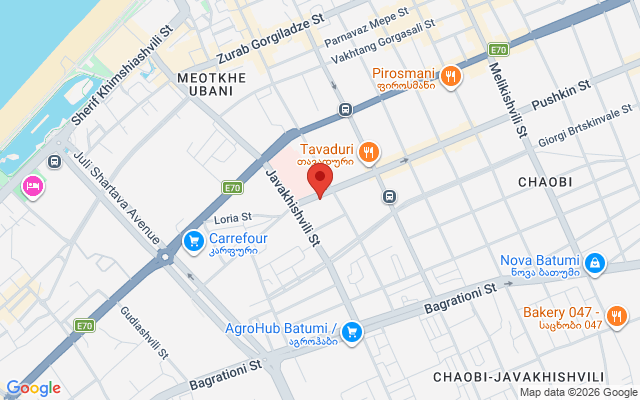 Карта расположения