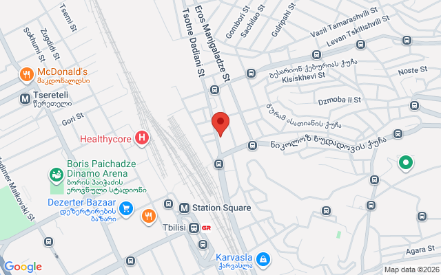 Карта расположения