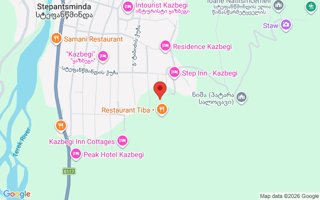 Карта расположения