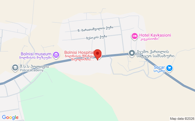 Карта расположения