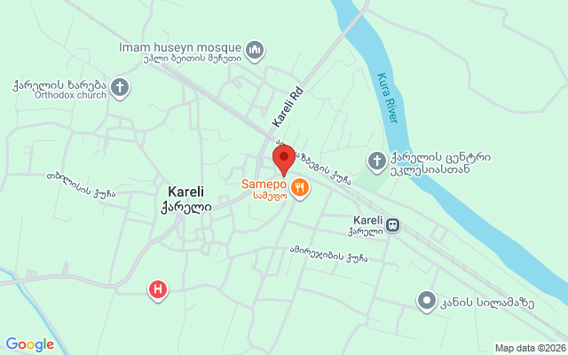 Карта расположения