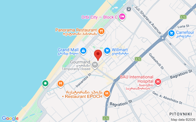 Карта расположения