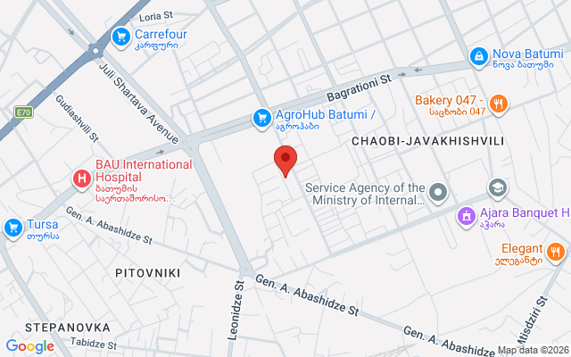 Карта расположения