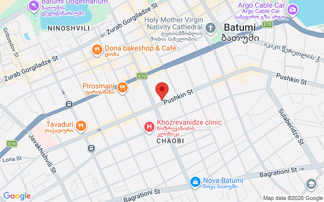 Карта расположения