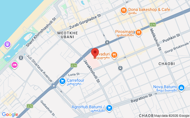 Карта расположения