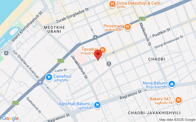 Карта расположения