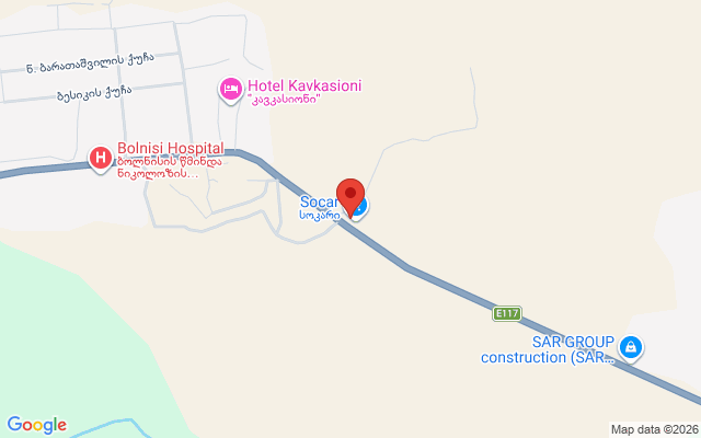 Карта расположения