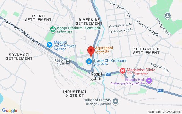 Карта расположения