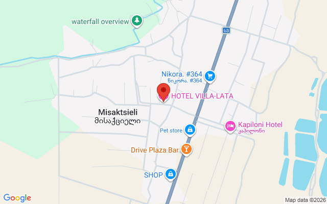 Карта расположения