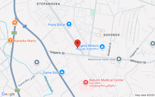 Карта расположения