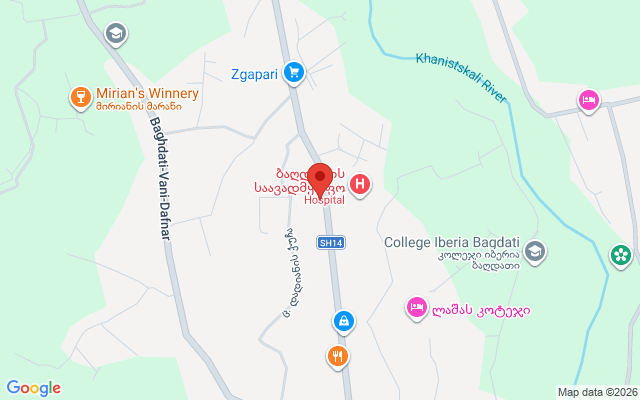 Карта расположения