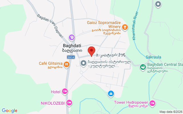 Карта расположения