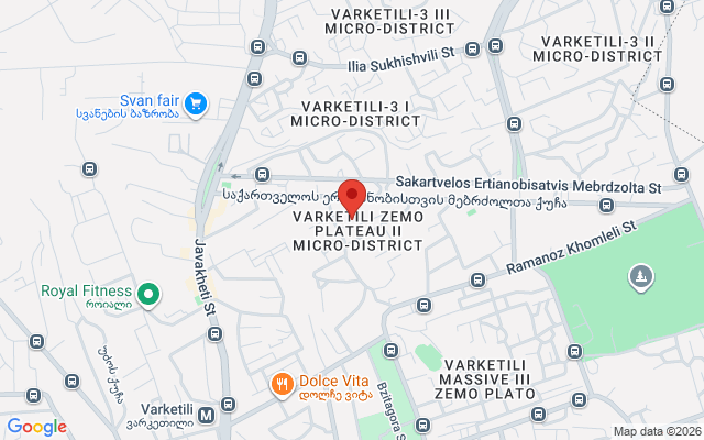 Карта расположения