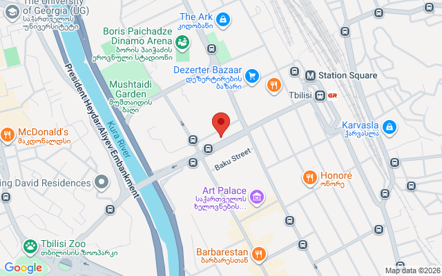 Карта расположения