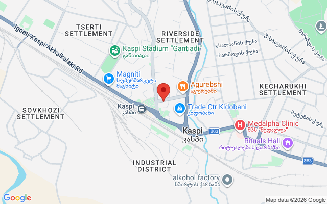 Карта расположения