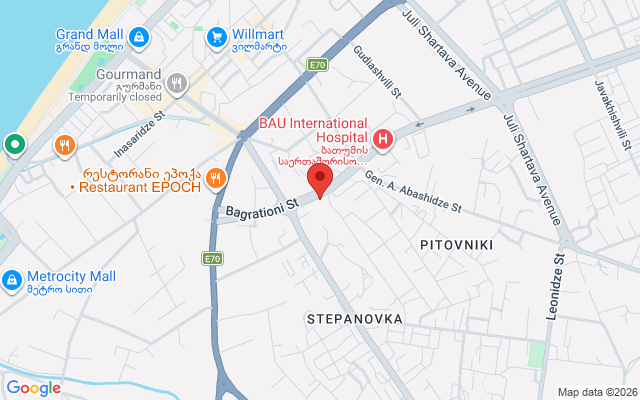 Карта расположения