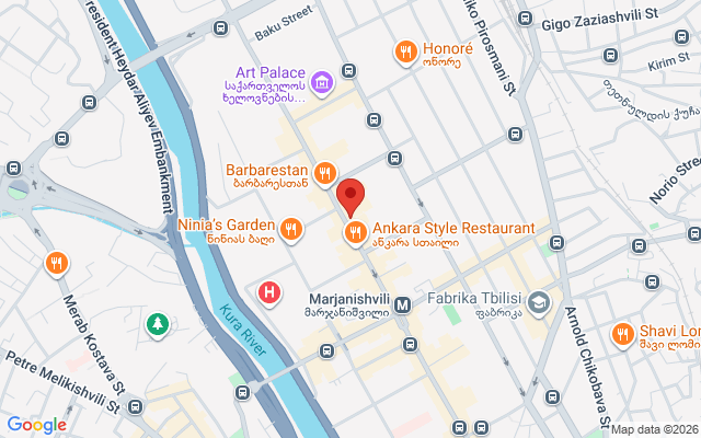 Карта расположения