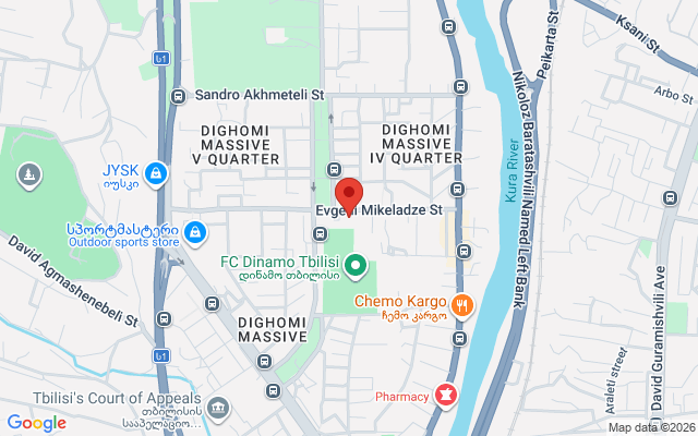 Карта расположения