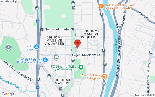 Карта расположения