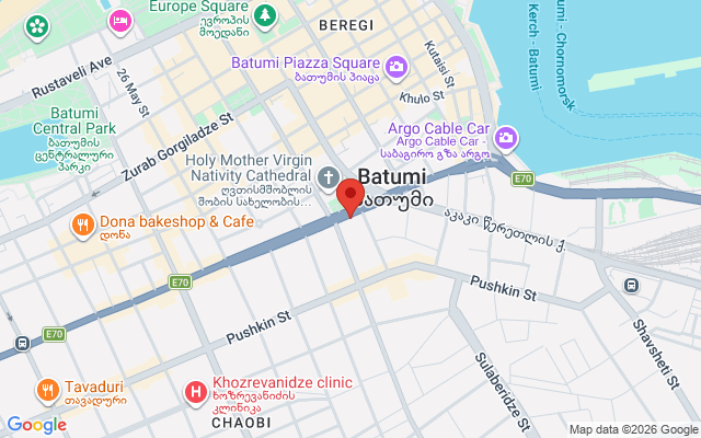 Карта расположения
