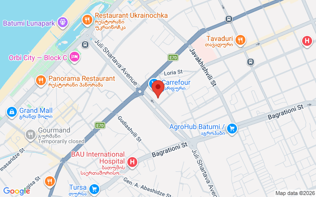 Карта расположения