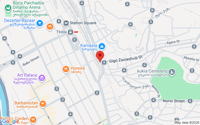 Карта расположения