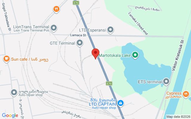 Карта расположения