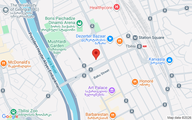 Карта расположения