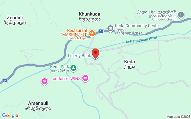 Карта расположения