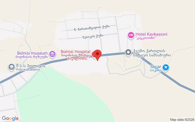 Карта расположения