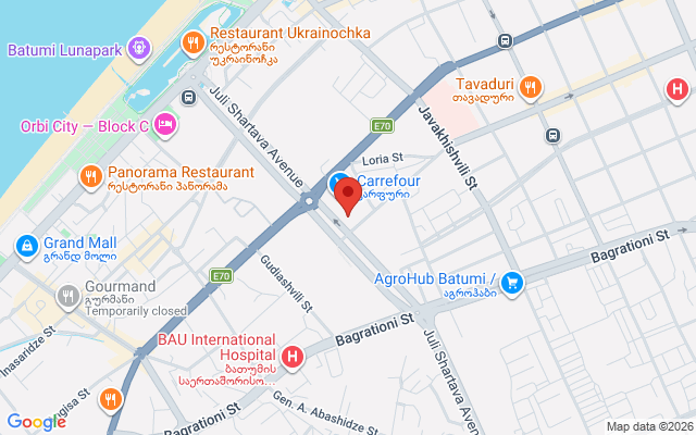 Карта расположения