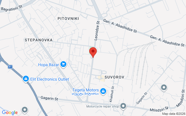 Карта расположения