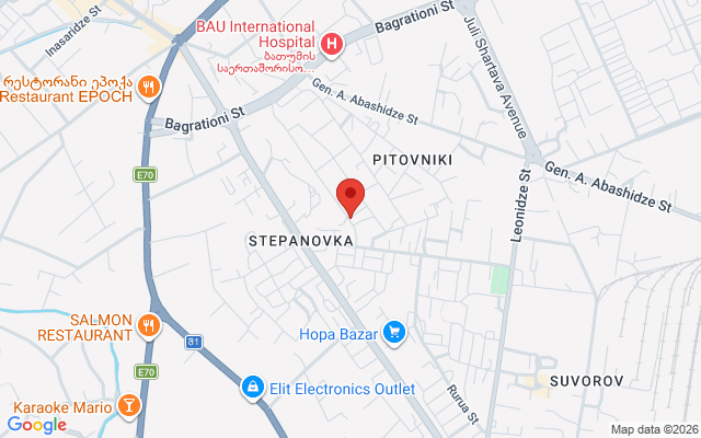Карта расположения