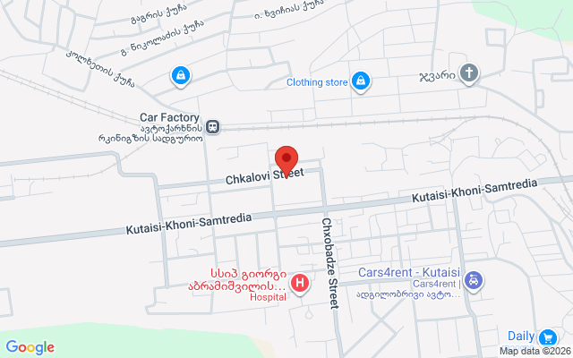 Карта расположения