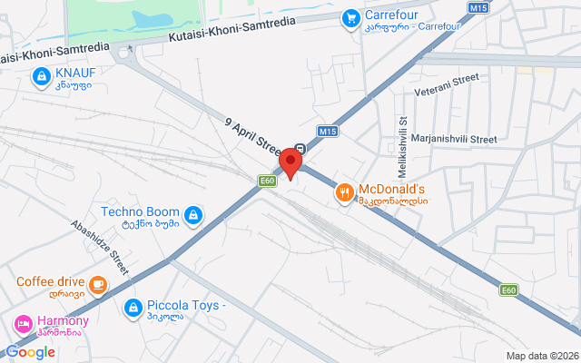 Карта расположения