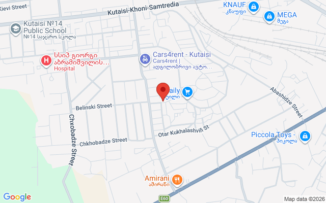 Карта расположения