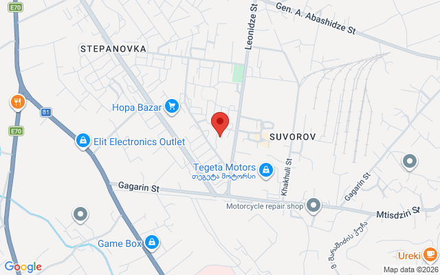 Карта расположения