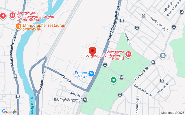 Карта расположения