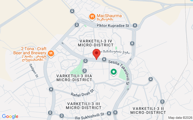 Карта расположения