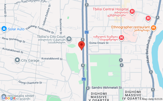 Карта расположения